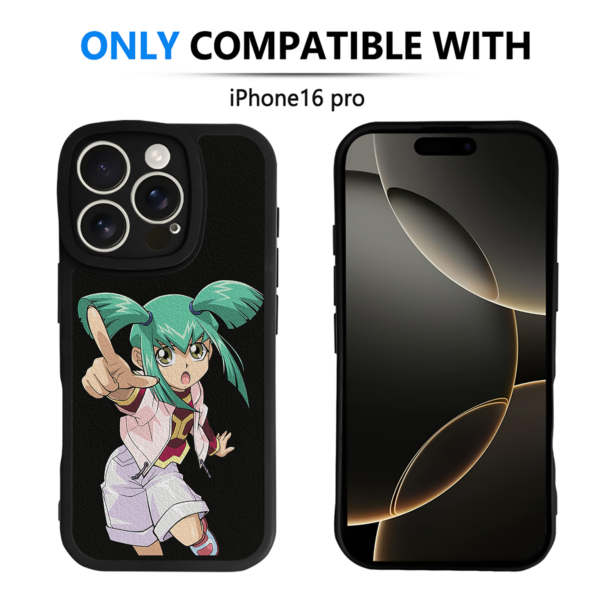 （画像用） 遊☆戯☆王 Yu-Gi-Oh! 【iPhone 16シリーズ対応】シリコンスマホケース（レザー調） 材質：シリコン